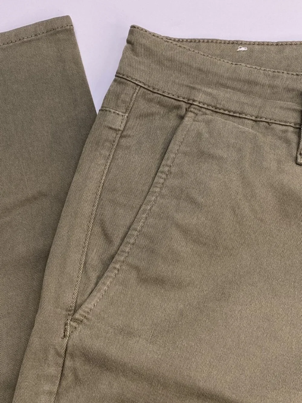 Rag & Bone Mens Pant Dark Green Size 31 Fit 2 Stretch Slim Cotton Twill Chino